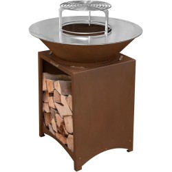 Brasero en acier corten...