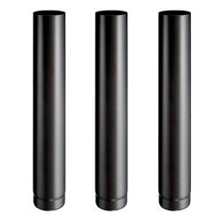 Conduit  de cheminée simple paroi en acier aluminé