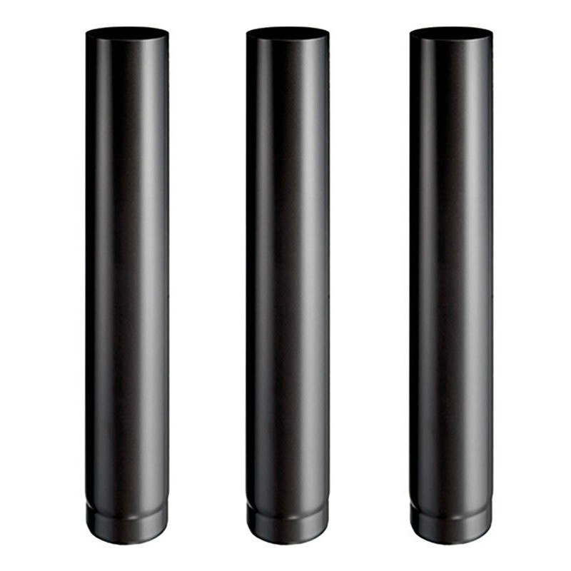 Conduit  de cheminée simple paroi en acier aluminé