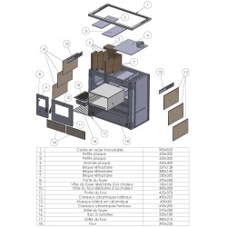 RUSTICO Cuisinière à bois A+ 10 KW