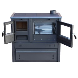 RUSTICO ECO Cuisinière à bois A+ 10 KW