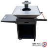 Brasero design BRAZ'N'ROLL, haut de gamme fabriqué en France