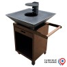 Brasero design BRAZ'N'ROLL, haut de gamme fabriqué en France