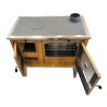 RUSTICO CORTEN Cuisinière à bois A+ 10 KW