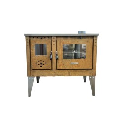 RUSTICO CORTEN Cuisinière à bois A+ 10 KW