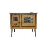 RUSTICO CORTEN Cuisinière à bois A+ 10 KW