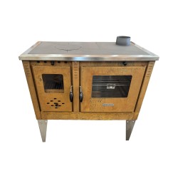 RUSTICO CORTEN Cuisinière à bois A+ 10 KW