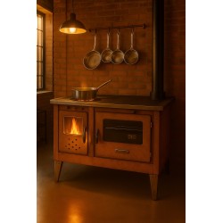 RUSTICO CORTEN Cuisinière à bois A+ 10 KW