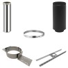 Kit conduit isolé en intérieur hauteur 4m Ø150