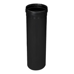 Kit Conduit concentrique avec élément réglable sortie en façade pour poêle ou chaudière bois gaz fioul biomasse granulés Ø80/125