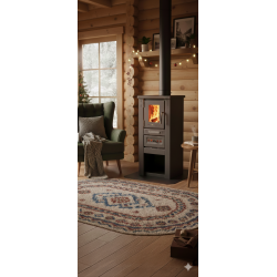 Lima Poêle à bois 6KW