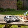 Set Barbecue Brasero en Acier Inoxydable 10 pièces