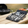 Set Barbecue Brasero en Acier Inoxydable 10 pièces
