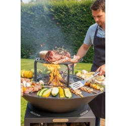 Set Barbecue Brasero en Acier Inoxydable 10 pièces