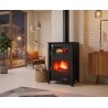 Maestro Poêle à bois avec four 13 KW