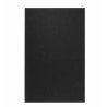 Protection murale rectangulaire pour poêle 85 x 120 cm - Noir