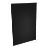 Protection murale rectangulaire pour poêle 85 x 120 cm - Noir